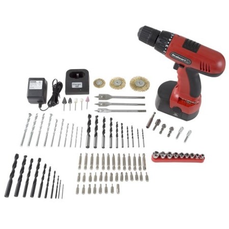 Fleming Supply 89-Piece Fleming Supply Cordless Drill Bits Tool Set, Wire Brush Wheels, Router, Grinding, Polishing 940928GOT